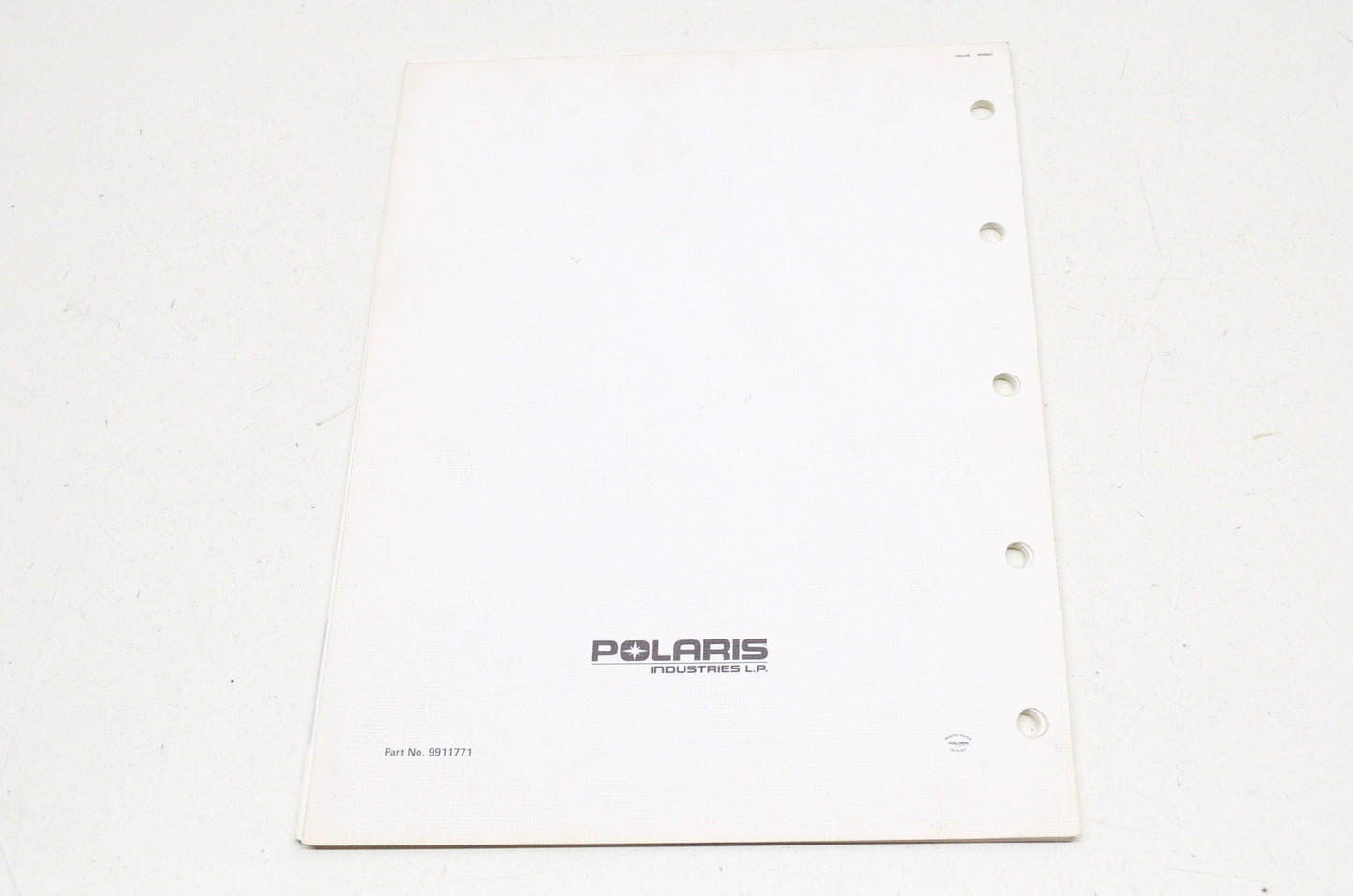 OEM Polaris 9911771 1990 Trail Boss Parts Manual NOS