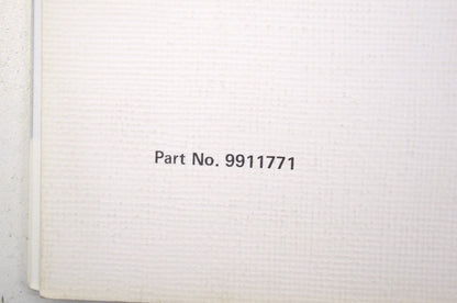 OEM Polaris 9911771 1990 Trail Boss Parts Manual NOS