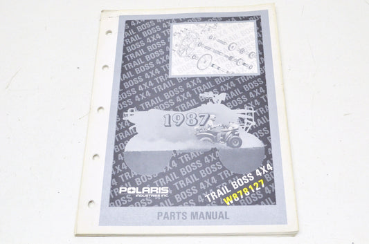 OEM Polaris 9911352 1987 Trail Boss 4X4 Parts Manual