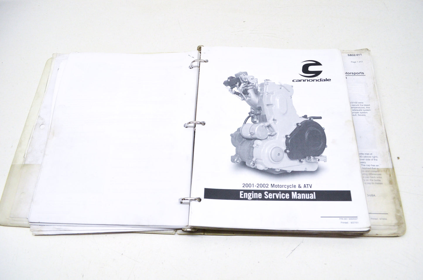 Cannondale 2001-2002 Motorcycle & ATV Engine Service Manual