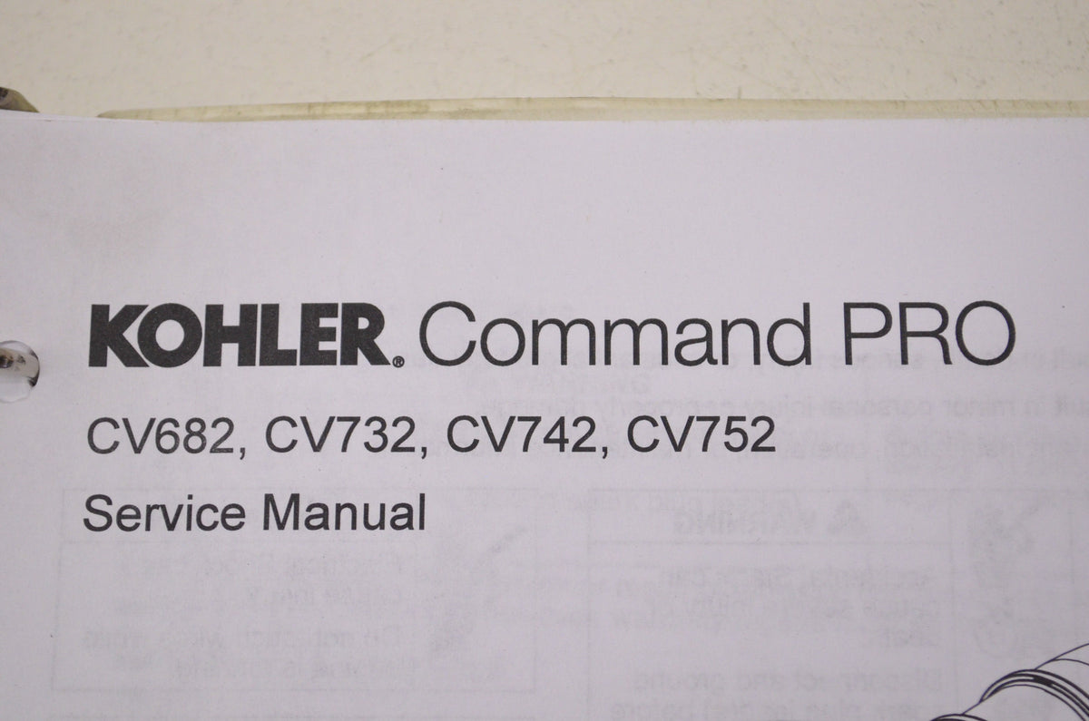 Kohler 24 690 37, 24 690 37 Rev. A Command Pro CV682, CV732, CV742, CV752 Servic