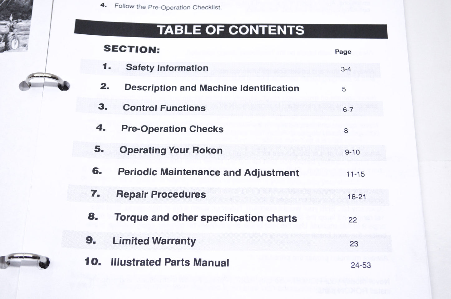 Rokon 2005 Owner's and Parts Manual