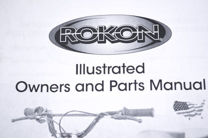 Rokon 2005 Owner's and Parts Manual