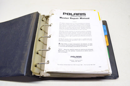 OEM Polaris 1972-1991 Snowmobiles Master Repair Manual