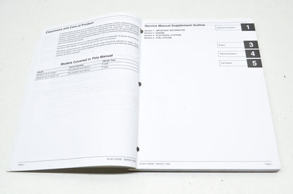 OEM Mercury 90-861784990 Service Manual Supplement to #27 V-8 Diesel