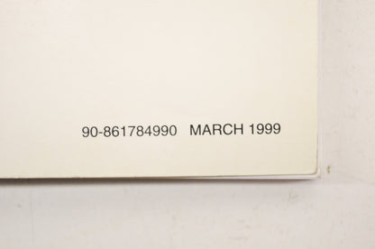 OEM Mercury 90-861784990 Service Manual Supplement to #27 V-8 Diesel