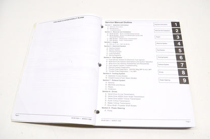 OEM Mercury GM V8 454 cid / 502 cid Service Manual Number 23 Book 1 of 2 Section