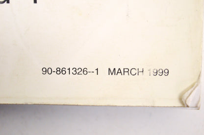 OEM Mercury GM V8 454 cid / 502 cid Service Manual Number 23 Book 1 of 2 Section