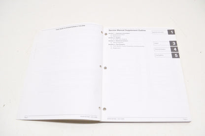 OEM Mercury 90-861327000 Service Manual Supplement