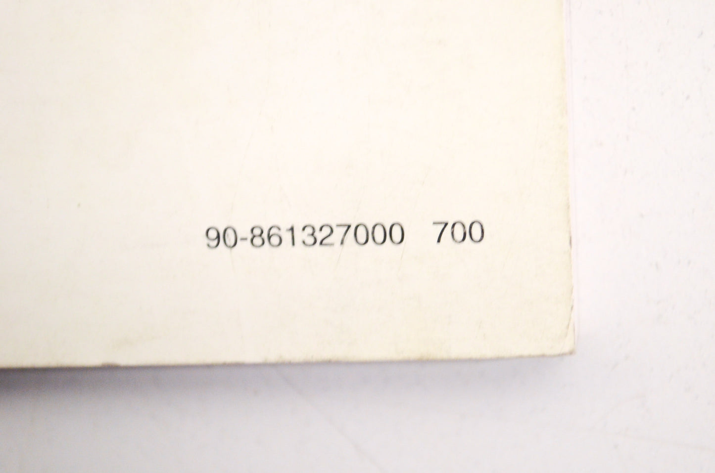 OEM Mercury 90-861327000 Service Manual Supplement