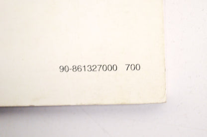 OEM Mercury 90-861327000 Service Manual Supplement
