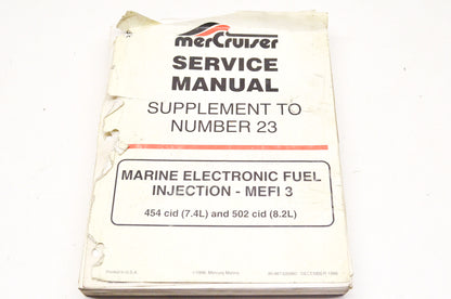 OEM Mercury Marine Electronic Fuel Injection - MEFI 3 454 cid (7.4L) and 502 cid