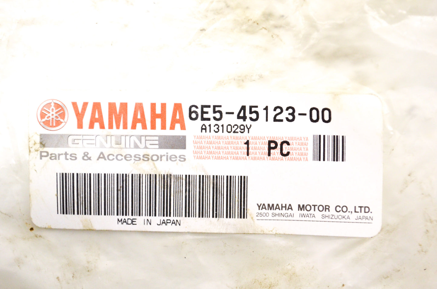 New OEM Yamaha 6E5-45123-00-00 Muffler Gasket NOS
