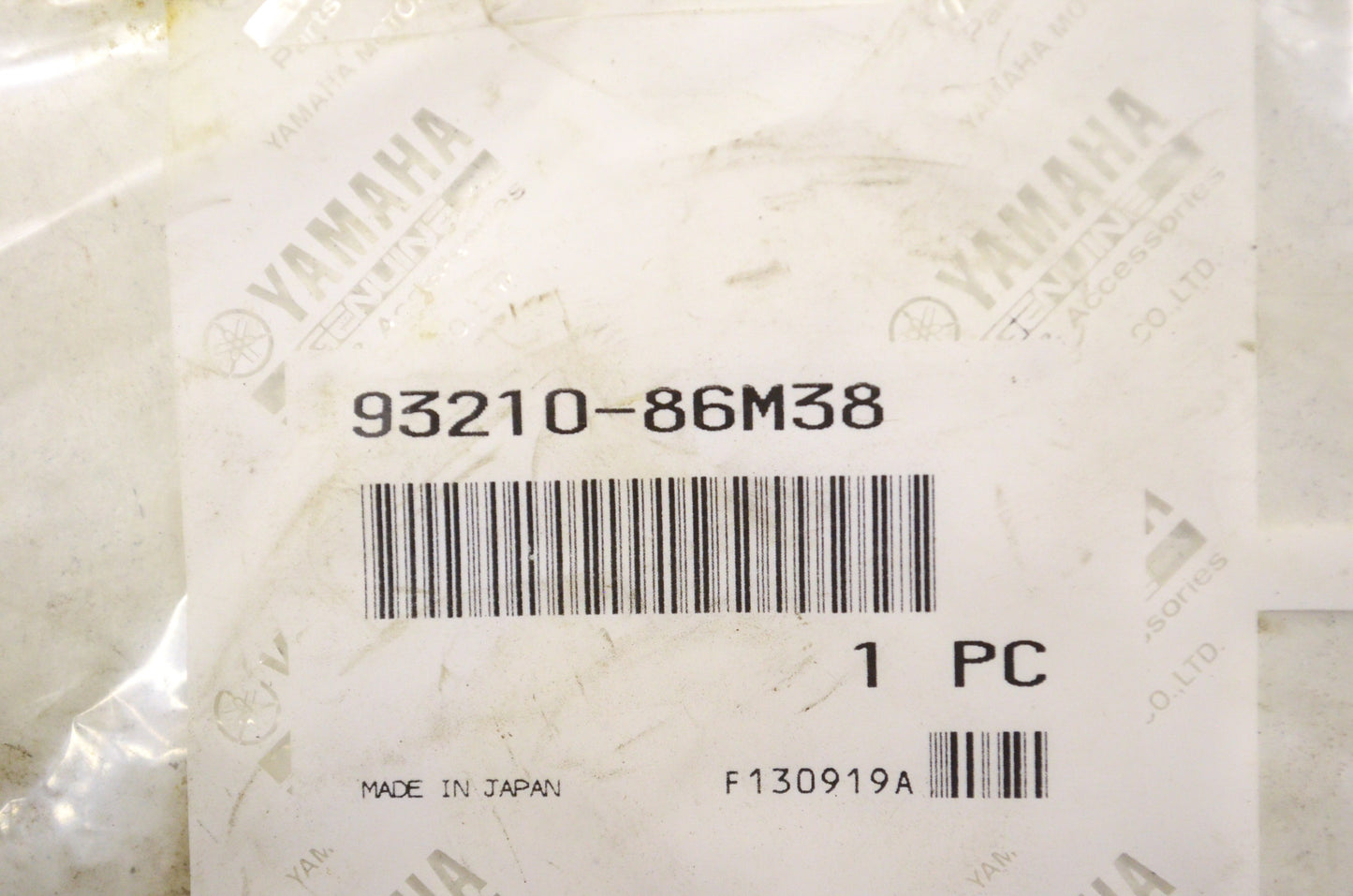 New OEM Yamaha 93210-86M38-00 O-Ring NOS