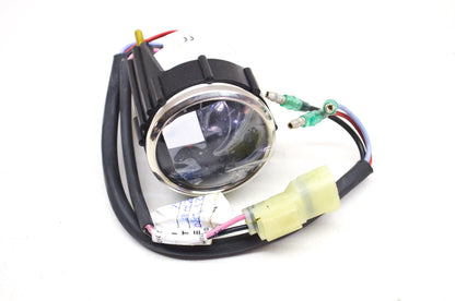 OEM Tohatsu 3GG-72571-0 Trim Meter Gauge Chrome Black NOS
