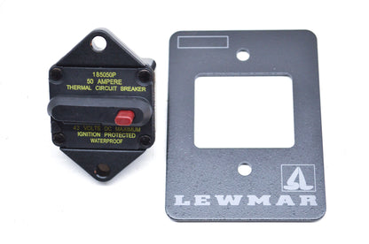 New Lewmar 50 Amp Circuit Breaker NOS
