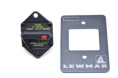 New Lewmar 50 Amp Circuit Breaker NOS