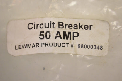 New Lewmar 50 Amp Circuit Breaker NOS