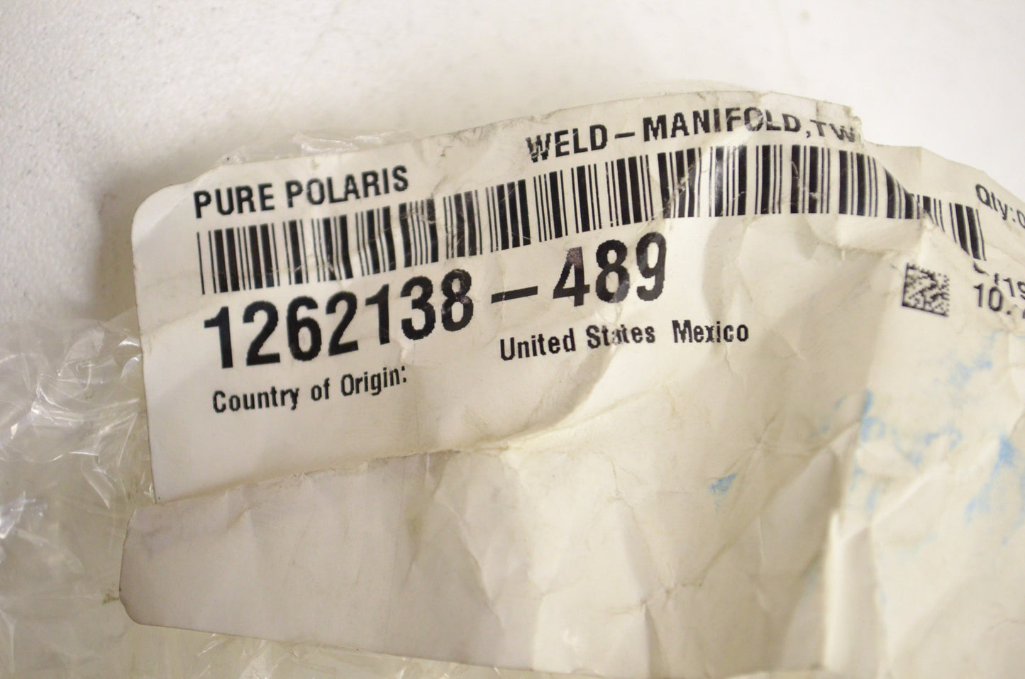 New OEM Polaris Twin Exhaust Manifold Weld NOS