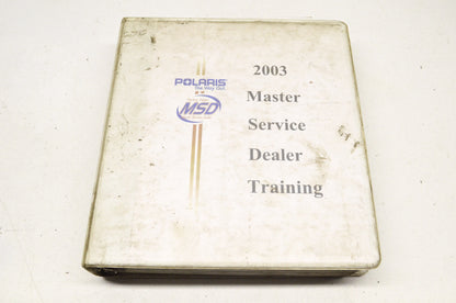 OEM Polaris 2003 Master Service Dealer Training Manual