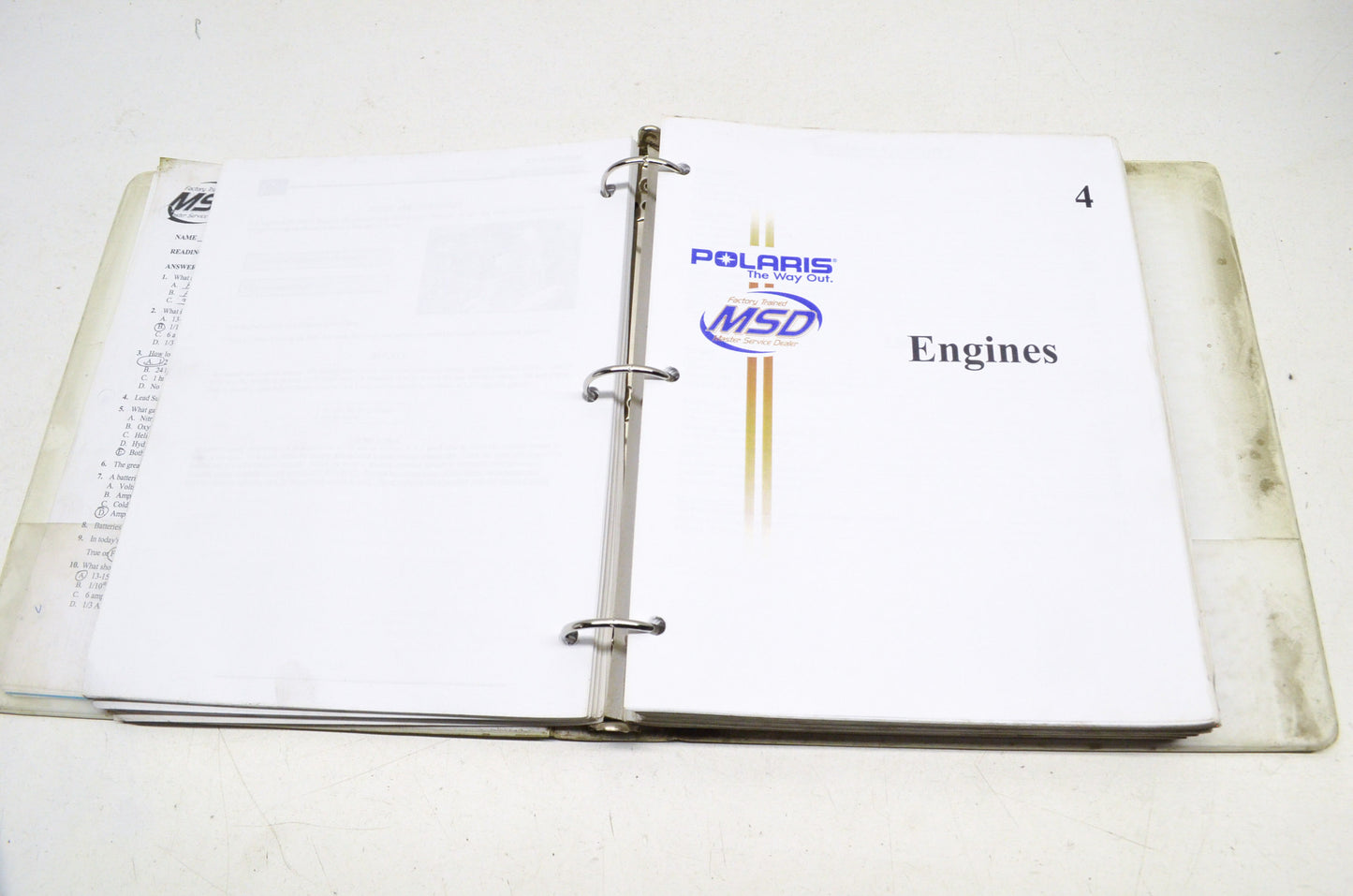 OEM Polaris 2003 Master Service Dealer Training Manual