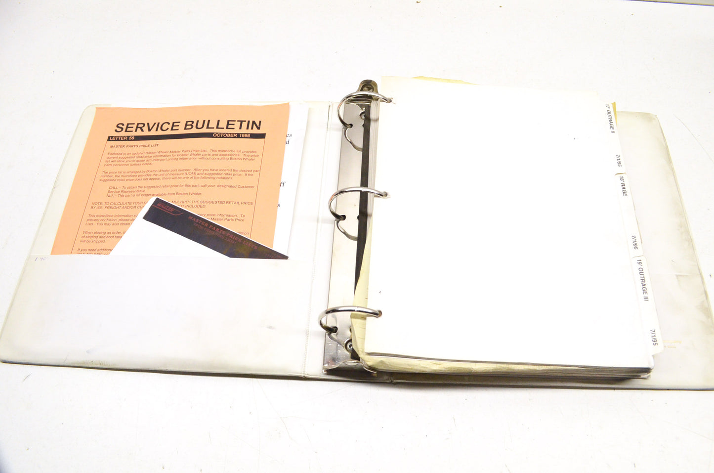 Boston Whaler Parts Identification Book