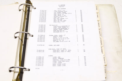 Boston Whaler Parts Identification Book