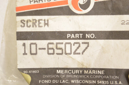 OEM Mercury 10-65027 Screw NOS