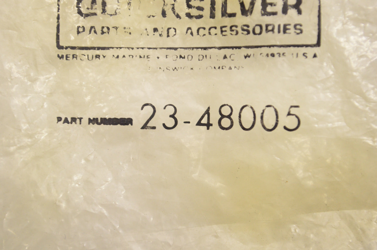 OEM Mercury 23-48005 Universal Joint Sleeve NOS