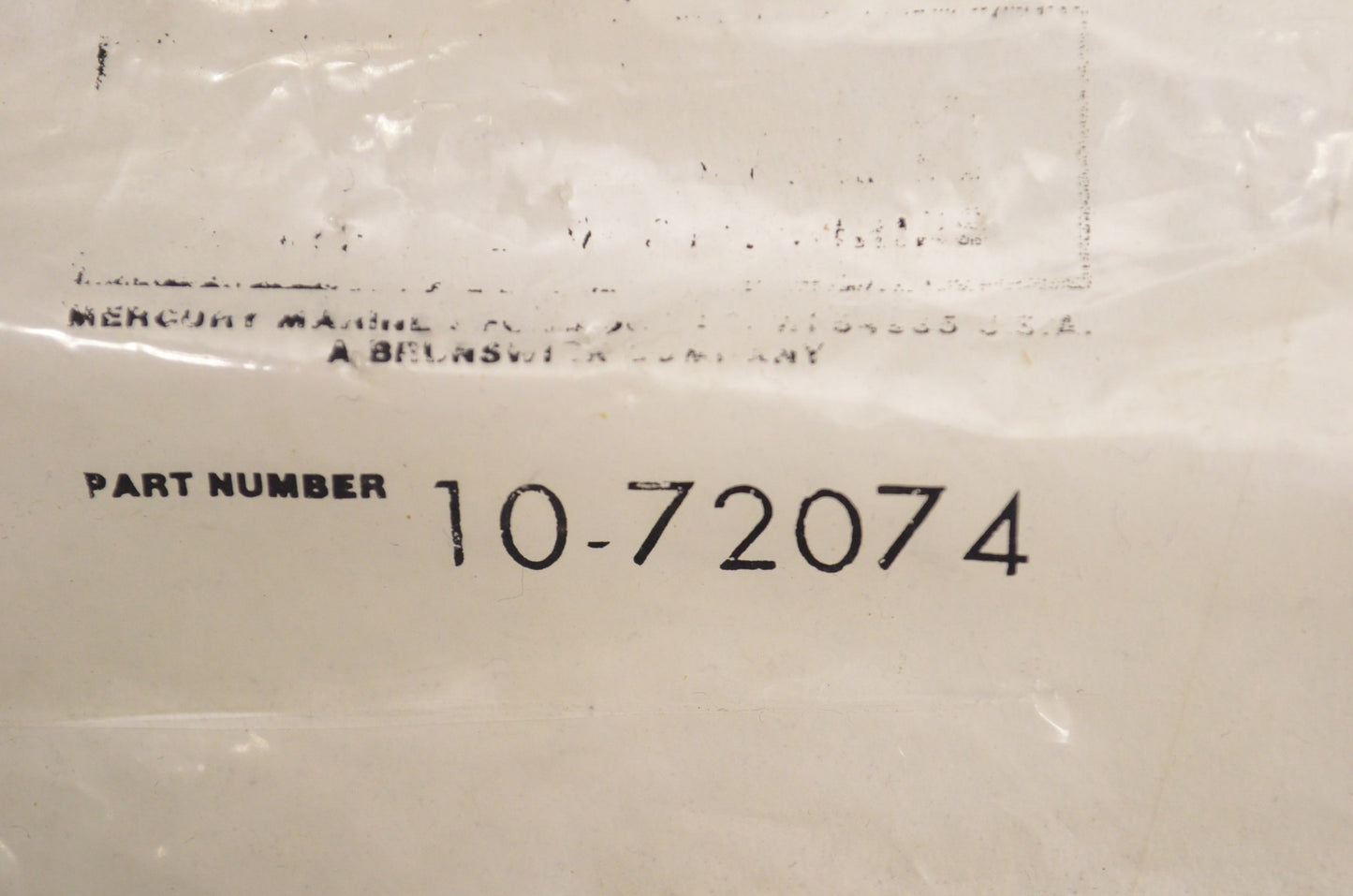 OEM Mercury 10-72074 Screw NOS