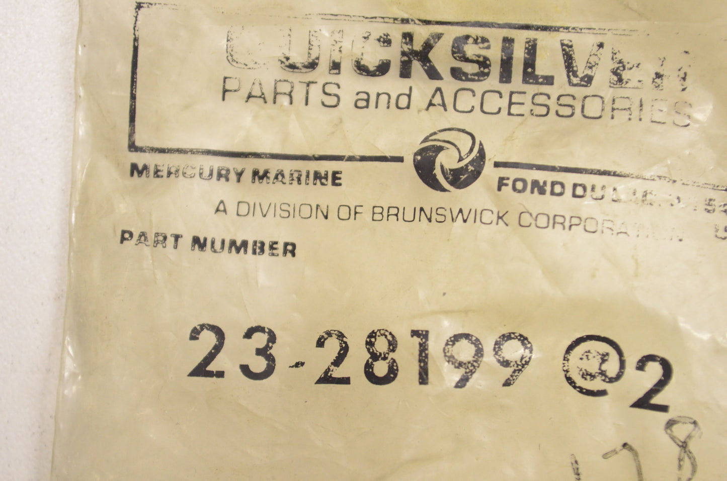 OEM Mercury 23-28199 Bushing Qty 2 NOS