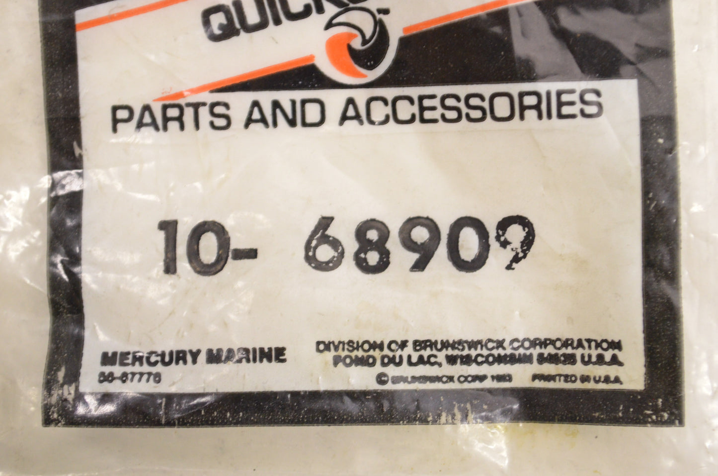 OEM Mercury 10-68909 Screw NOS