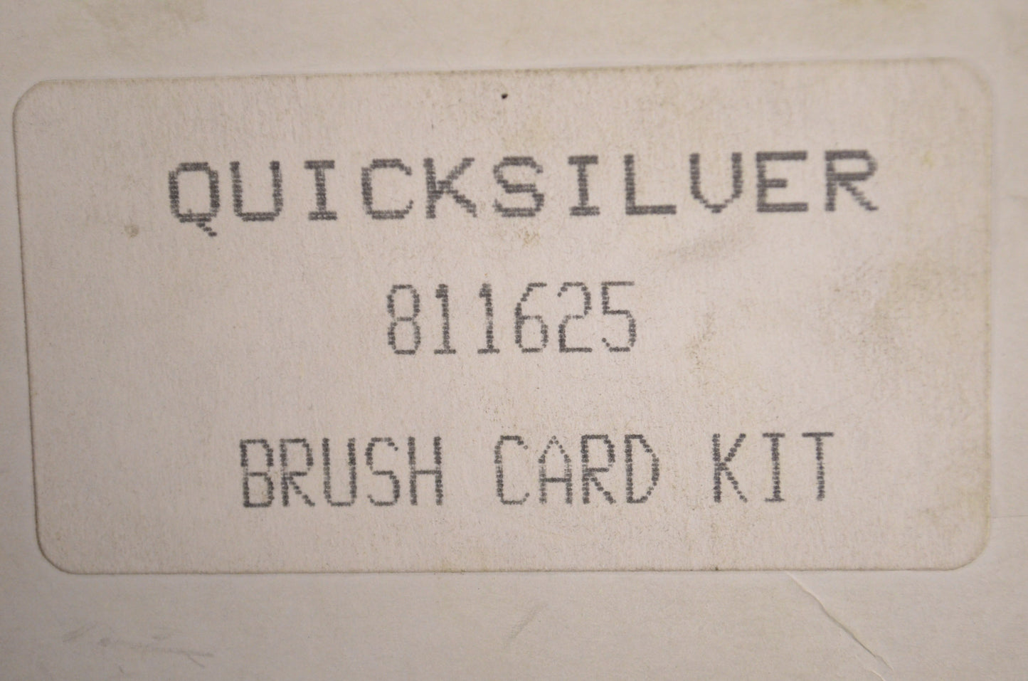 Brush Card Kit NOS
