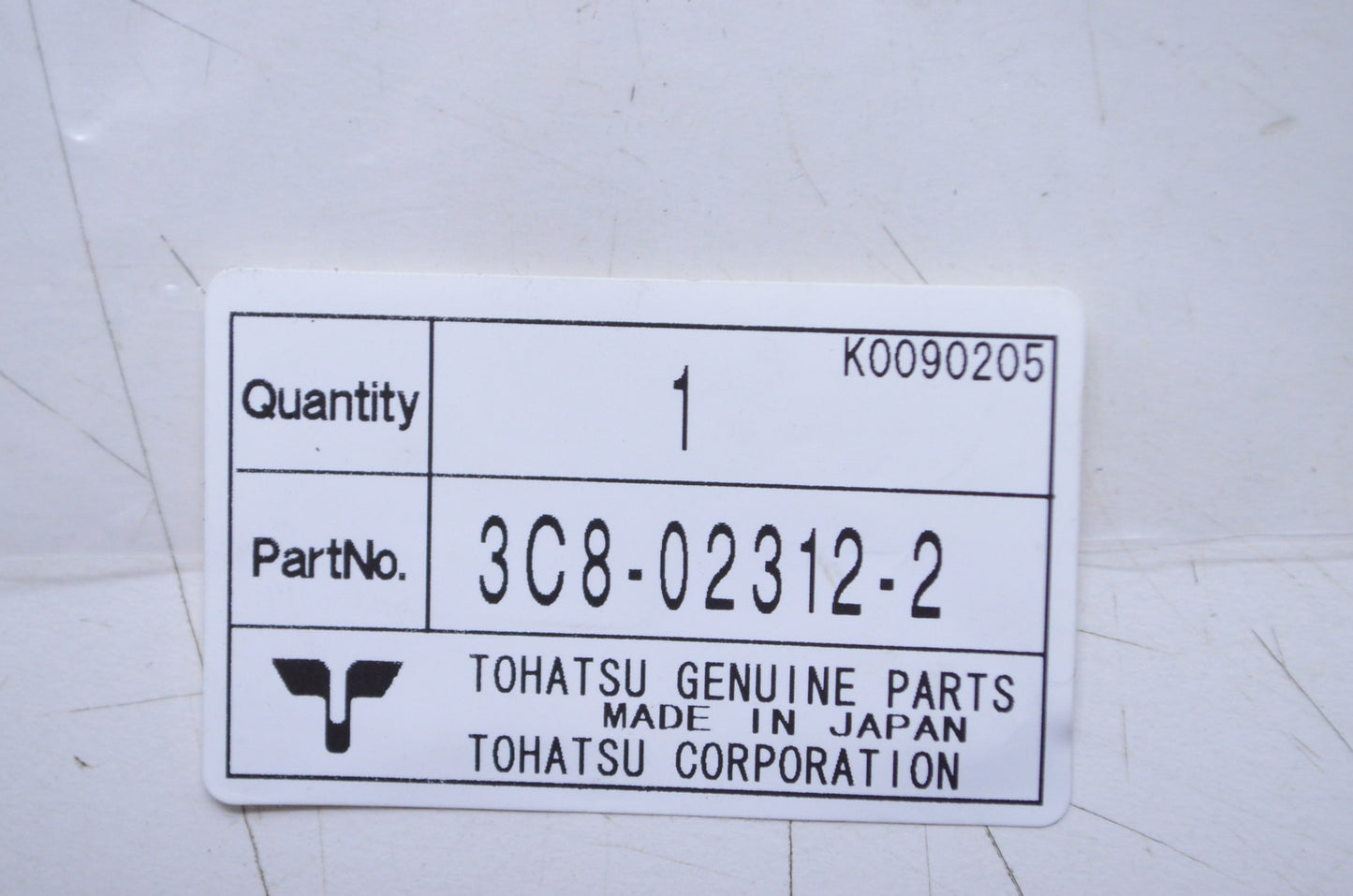 OEM Tohatsu 3C8-02312-2 Exhaust Gasket NOS