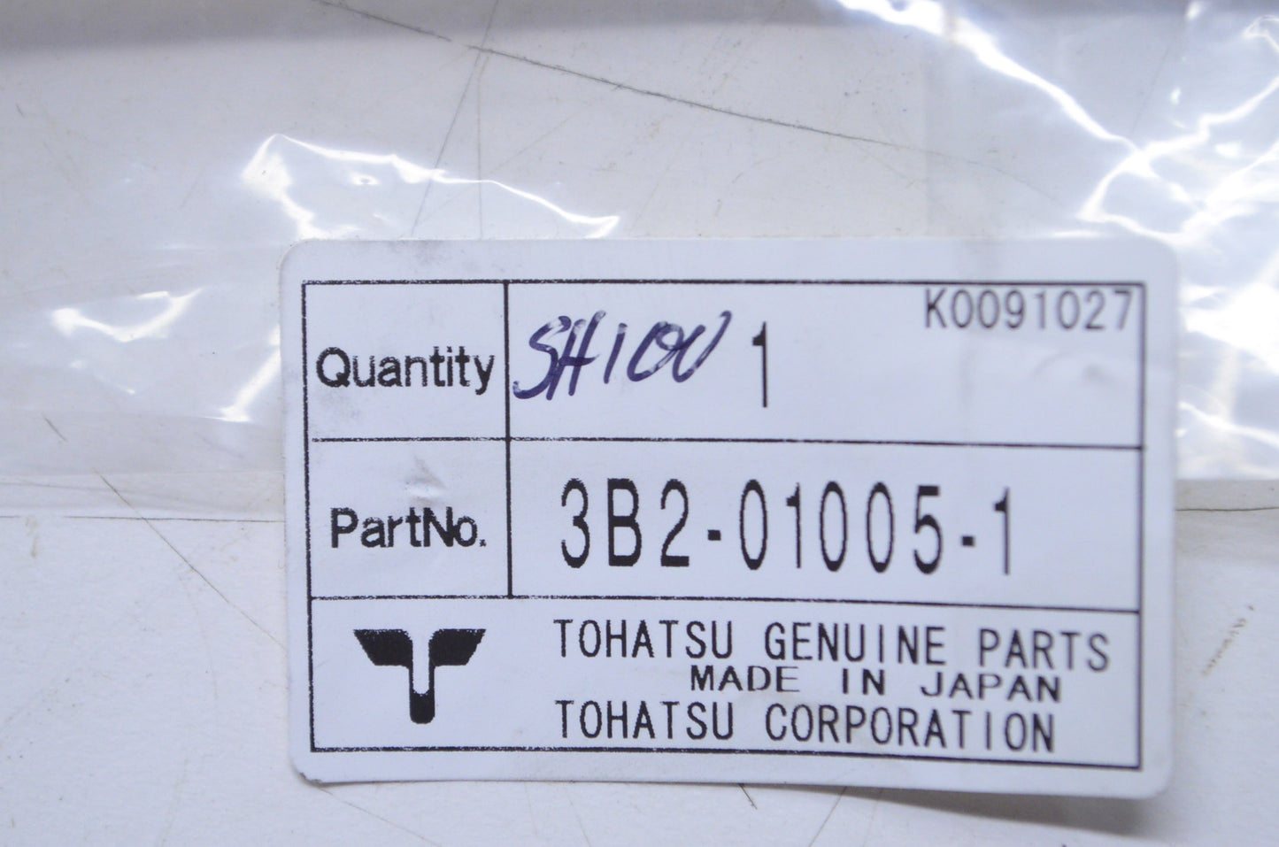 Tohatsu 3B2-01005-1 Cylinder Head Gasket NOS