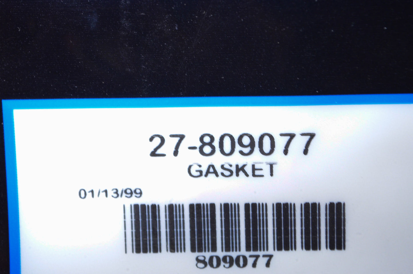 OEM Mercury 27-809077 Carb Base Gasket NOS
