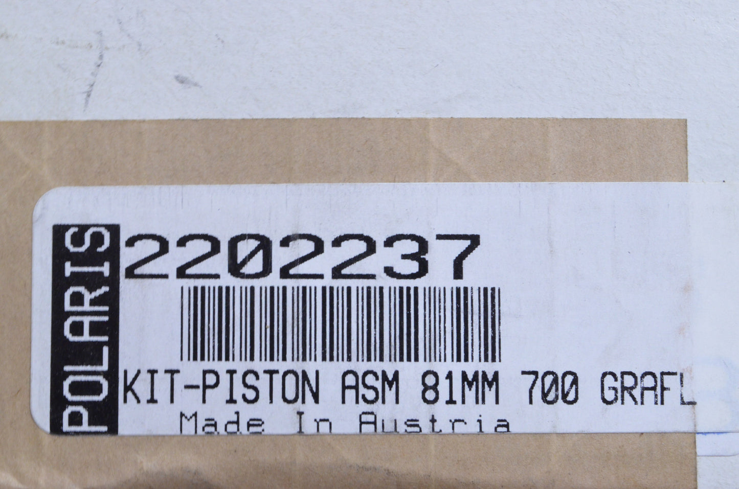 New OEM Polaris Piston Kit 81MM NOS