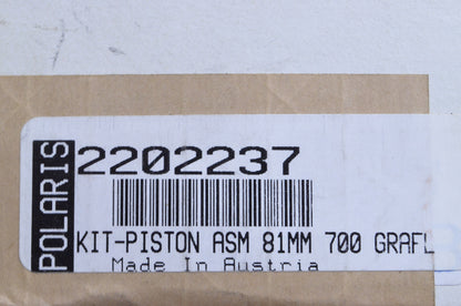 New OEM Polaris Piston Kit 81MM NOS