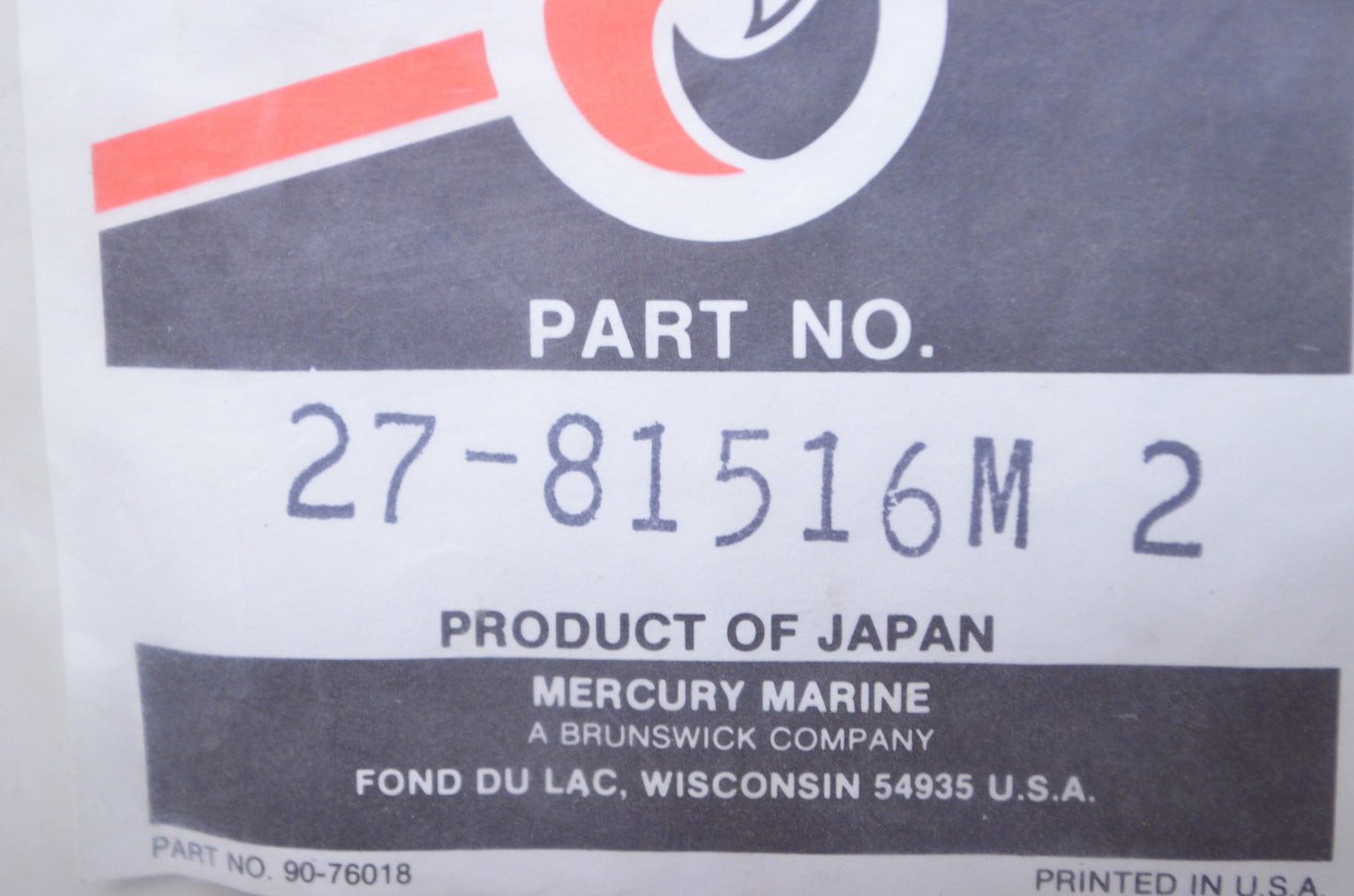 OEM Mercury 27-81516M 2 Gasket NOS
