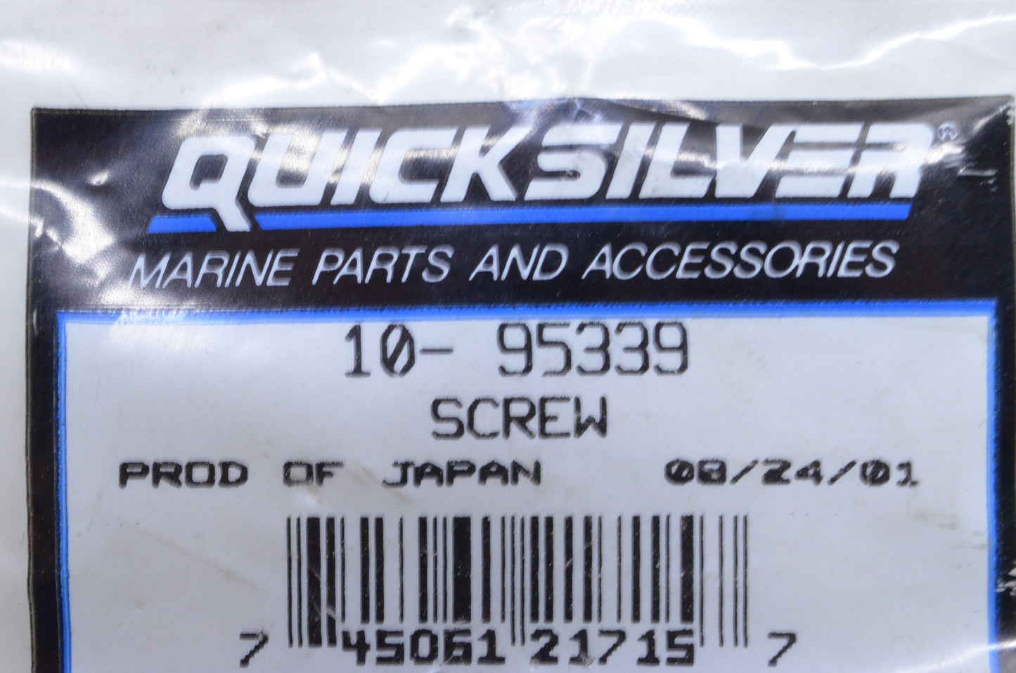 OEM Mercury 10-95339 Screw NOS