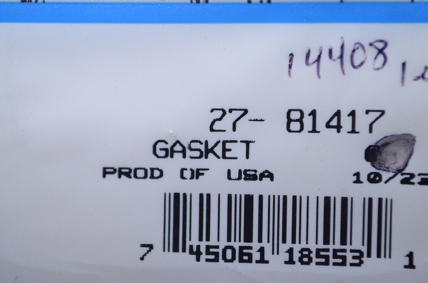 OEM Mercury 27-81417 Water Pump Gasket NOS