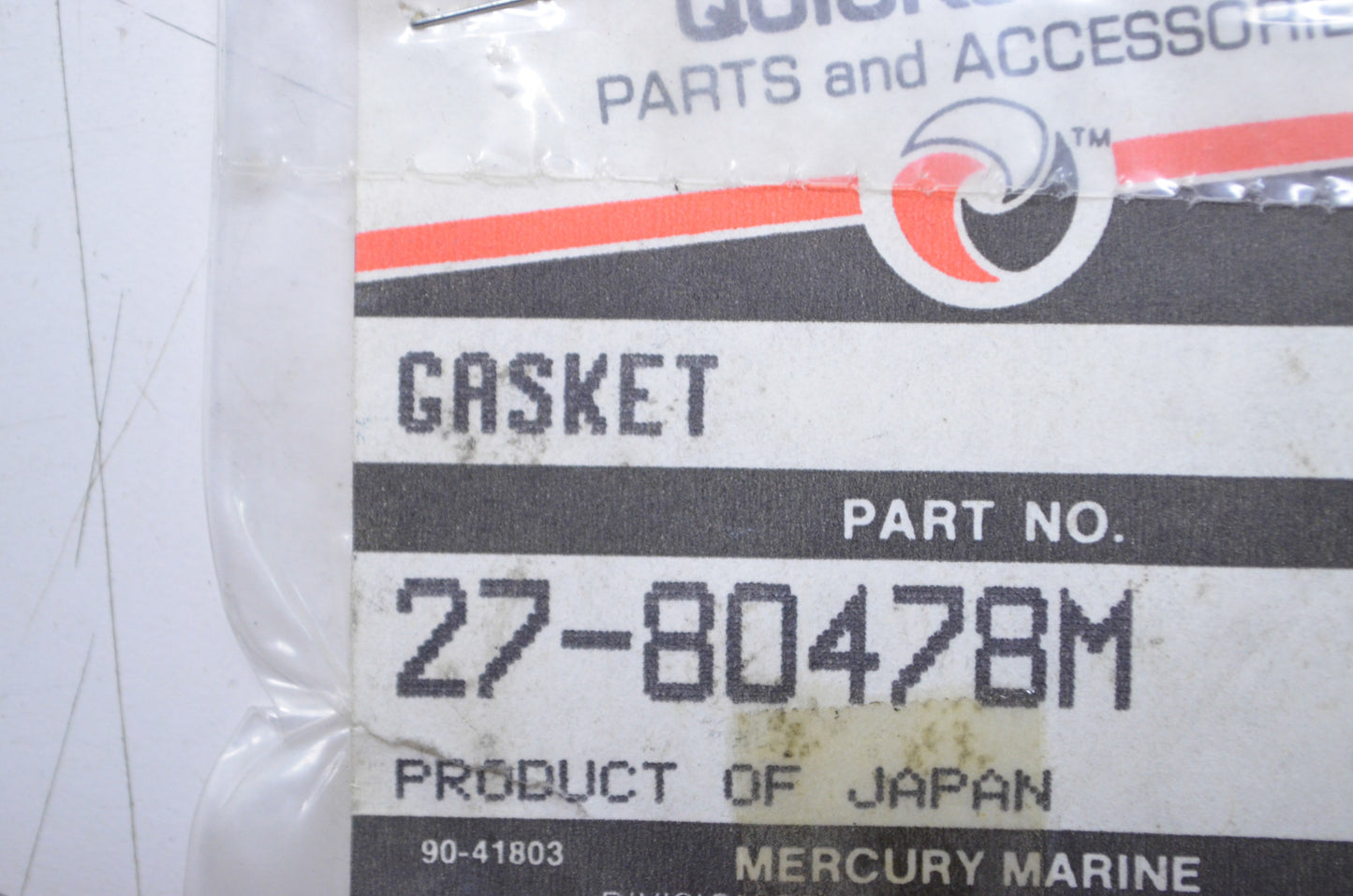 OEM Mercury 27-80478M Fuel Pump Valve to Retainer Gasket NOS
