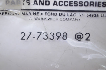 OEM Mercury 27-73398 Gasket Qty 2 NOS