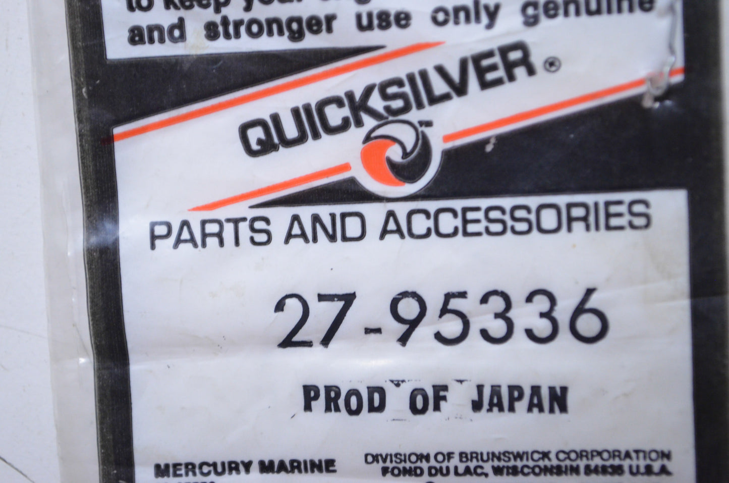 OEM Mercury 27-95336 Gasket NOS