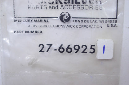 OEM Mercury 27-66925 1 Gasket NOS