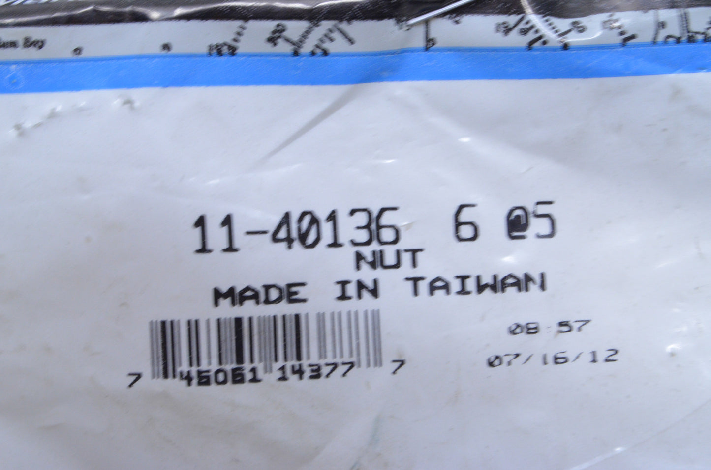 OEM Mercury 11-40136 6 Nut Qty 4 NOS