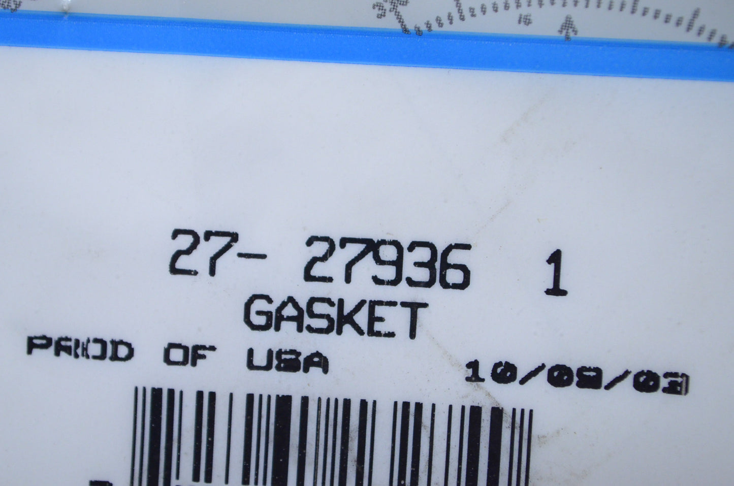 New OEM Mercury Transfer Port Cover Gasket NOS