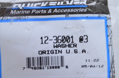 New OEM Mercury Washer QTY 3 NOS