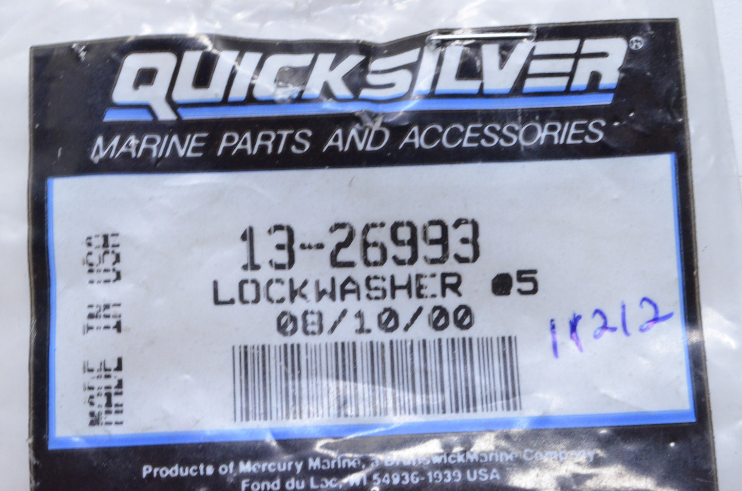 OEM Mercury 13-26993 Lock Washer Qty 4 NOS