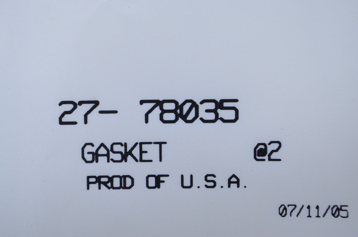 New OEM Mercury Gasket QTY 2 NOS